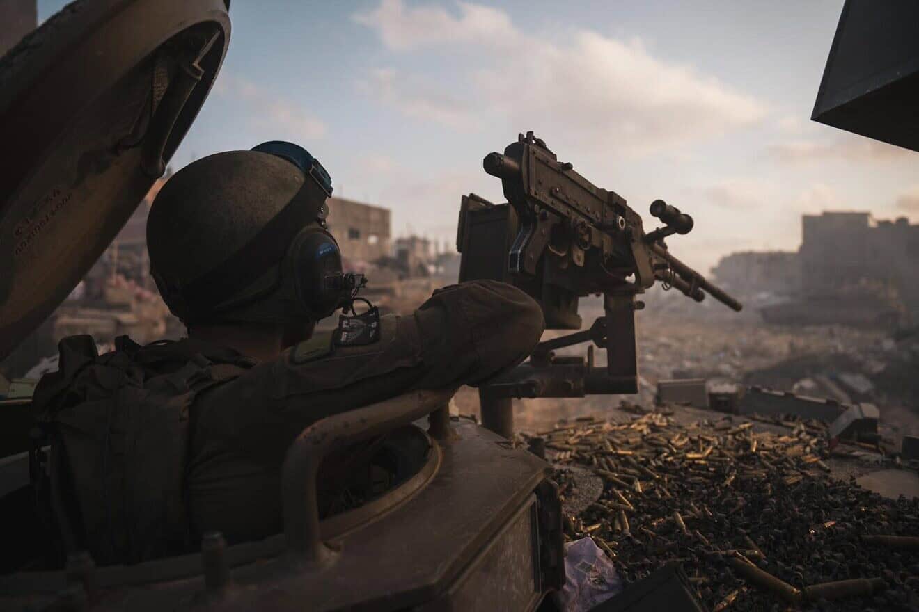 Israeli forces during operational activity in the Gaza Strip, July 2024. Credit: IDF.