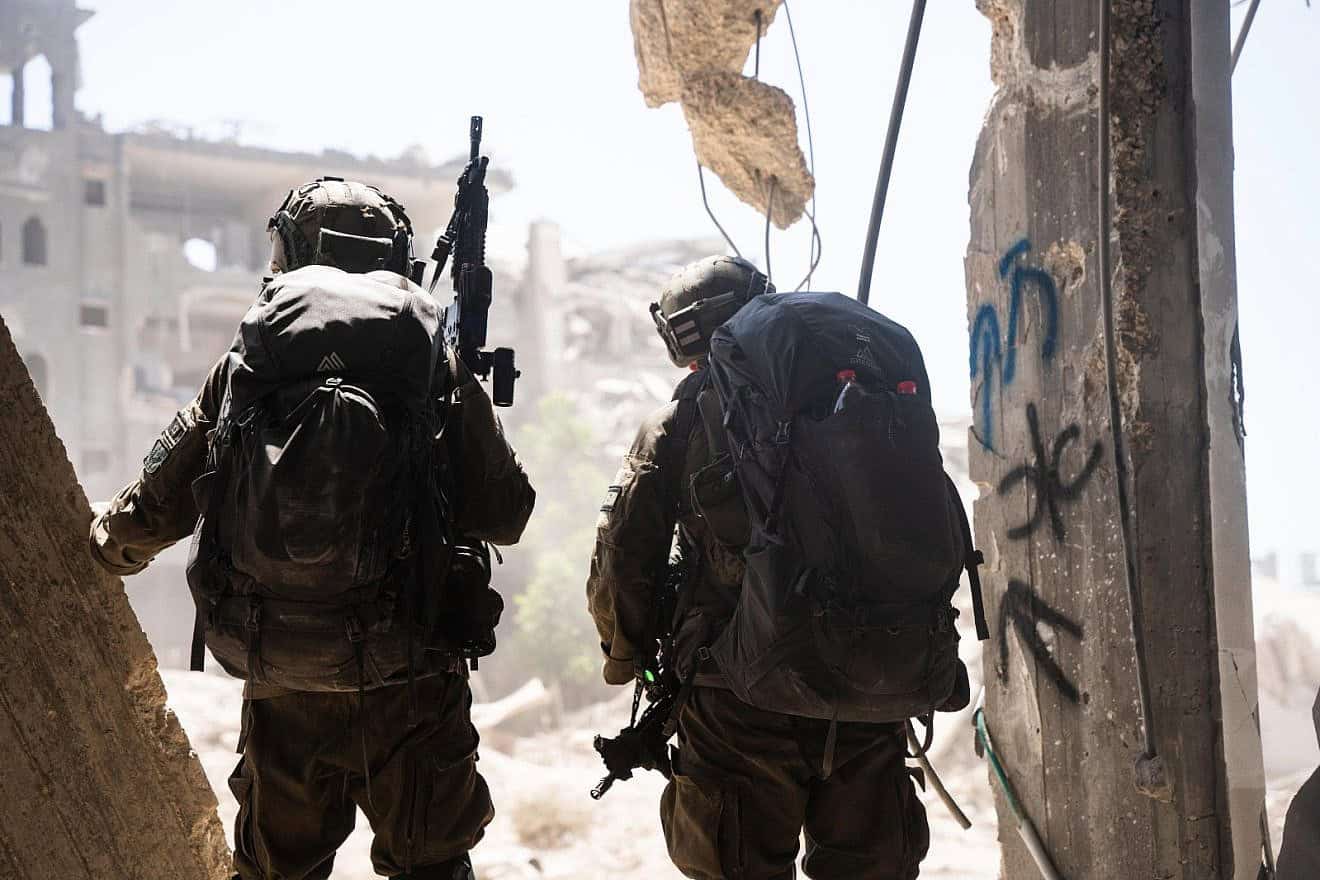 Israeli soldiers during operational activity in the Gaza Strip, July 2024. Credit: IDF.