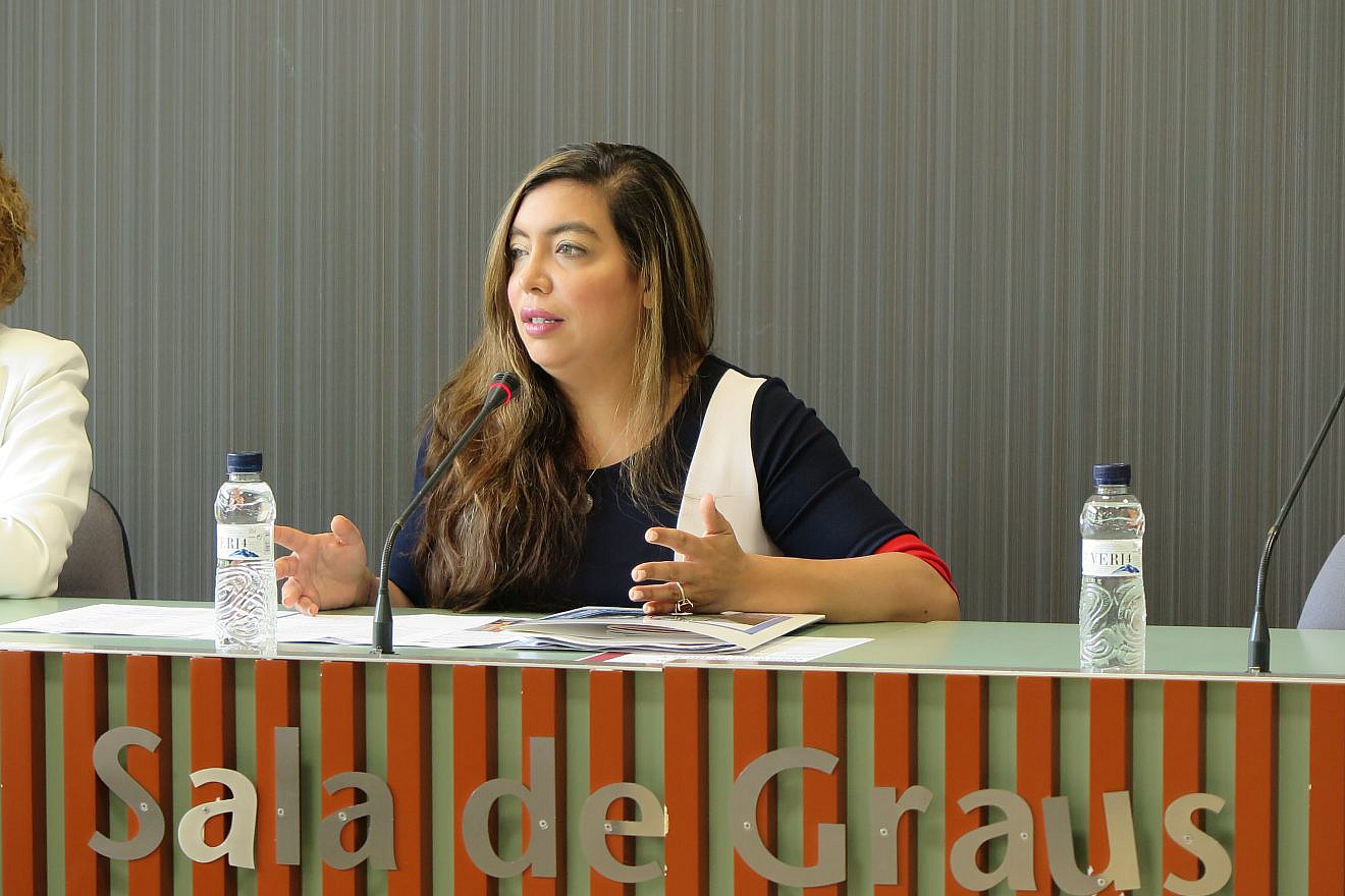 Zainab Zeb Khan, of Muslim American Leadership Alliance, on June 13, 2019. Credit: U.S. Consulate General Barcelona/Creative Commons.