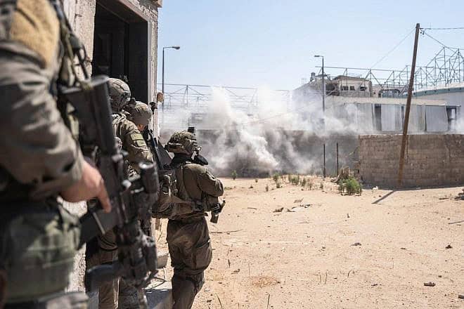 Israeli troops during operational activity in the Gaza Strip, July 2024. Credit: IDF.