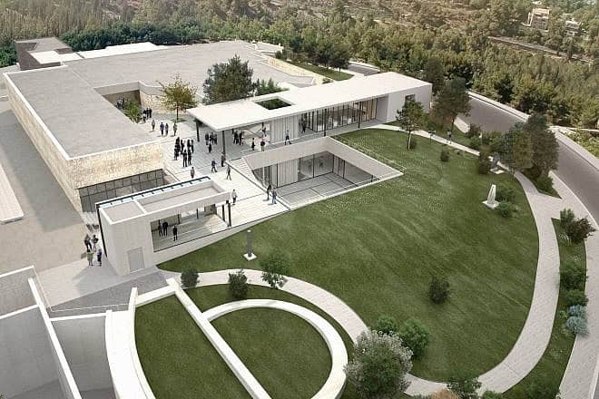 An architectural rendering of the Moshal Shoah Legacy Campus. Credit: Courtesy of Skora Architects.