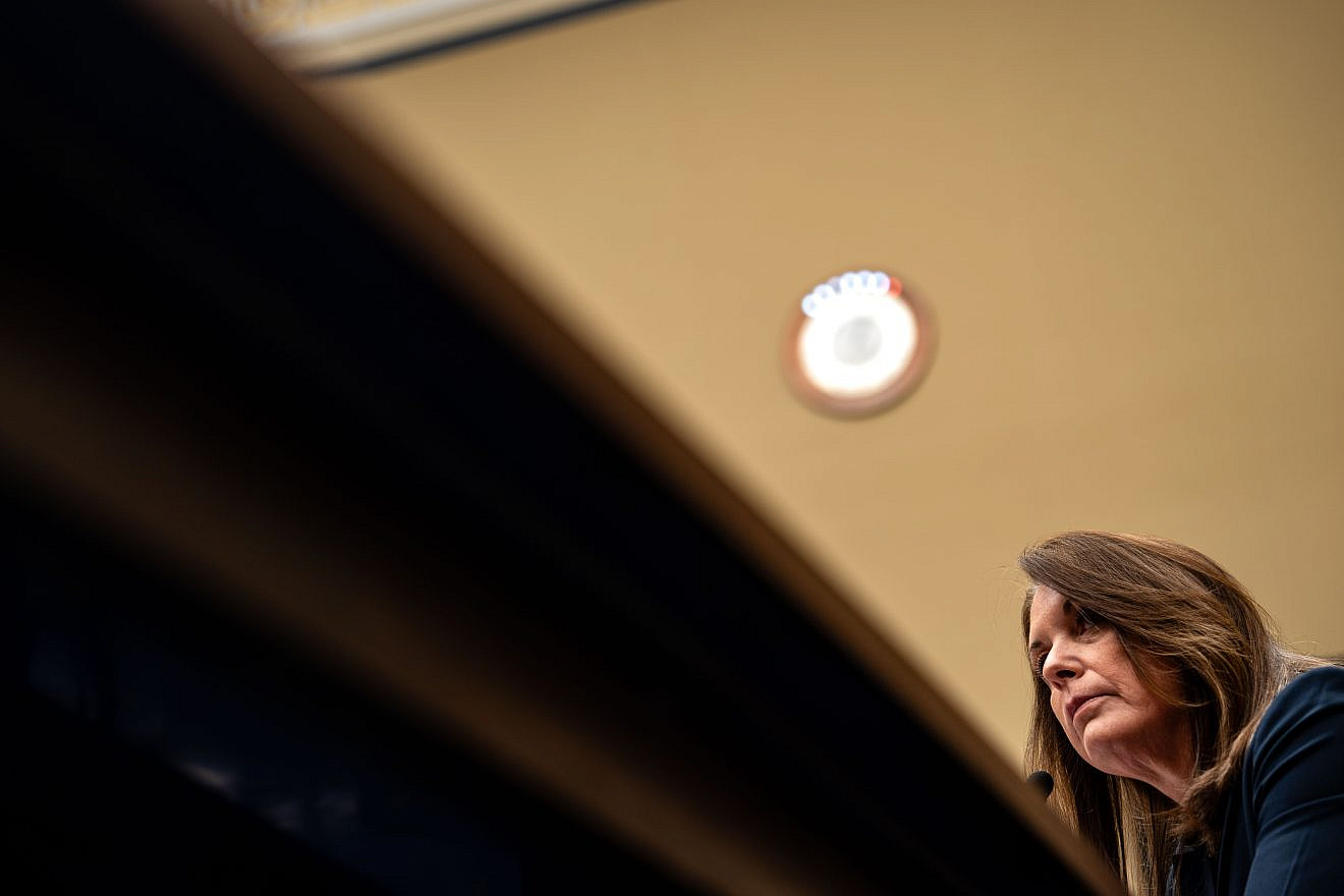 U.S. Secret Service Director Kimberly Cheatle testifies before the House Oversight and Accountability Committee during a hearing at the Rayburn House Office Building on July 22, 2024, nine days after an attempted assassination of former U.S. president Donald Trump. Photo by Kent Nishimura/Getty Images.