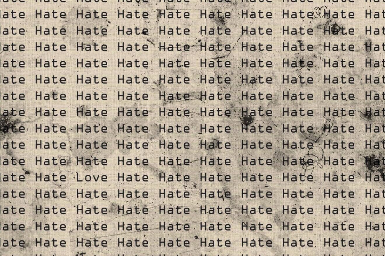 Hate speech. Credit: dinokfwong/Pixabay.