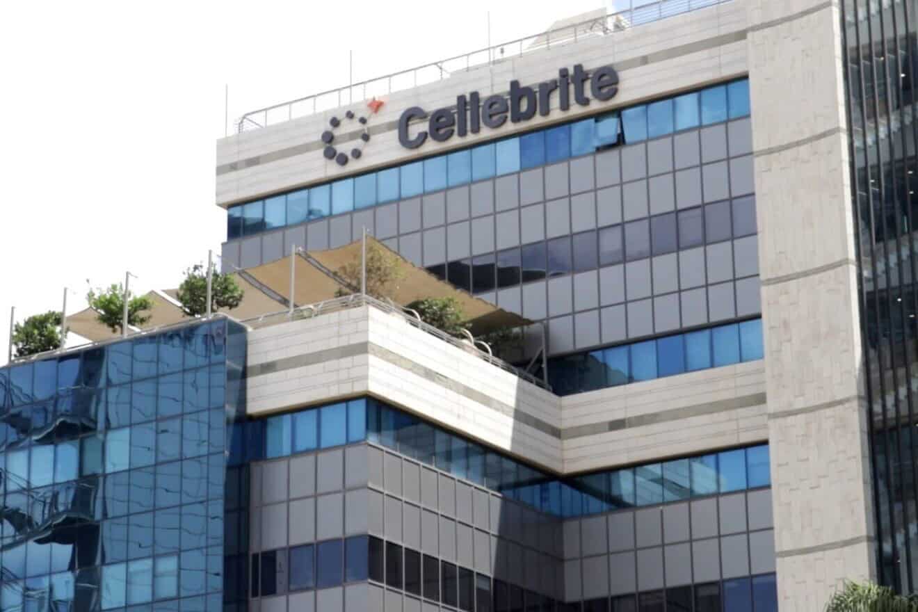 The Petah Tikva offices of Israeli company Cellebrite. Credit: Courtesy.