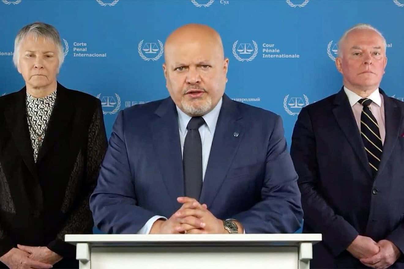 International Criminal Court Chief Prosecutor Karim Khan announces he has applied for arrest warrants for Israeli leaders, May 20, 2024. Credit: ICC.