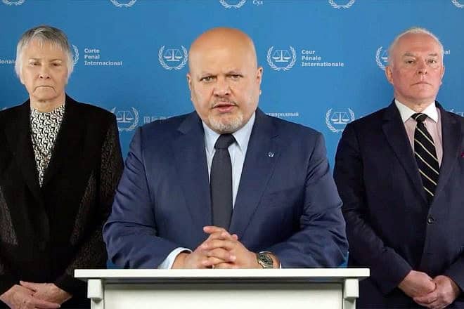 International Criminal Court Chief Prosecutor Karim Khan announces he has applied for arrest warrants for Israeli leaders, May 20, 2024. Credit: ICC.