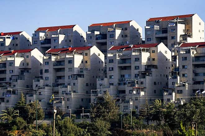 A view of the Jewish settlement of Kiryat Arba near Hebron, June 28, 2024. Photo by Wisam Hashlamoun/Flash90.