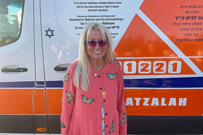 Dr. Miriam Adelson. Photo by Alex Traiman.