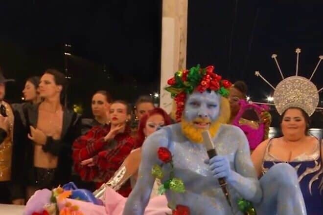 “The Last Supper” performance at the opening ceremonies of the 2024 Paris Olympics, July 26, 2024. Source: Olympics/YouTube/Screenshot.