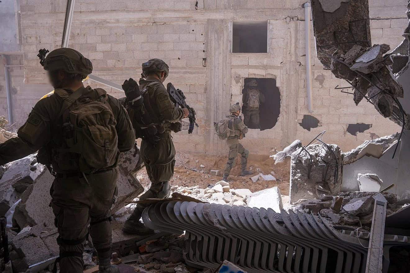 Israeli troops during operational activity in the Gaza Strip, July 2024. Credit: IDF.