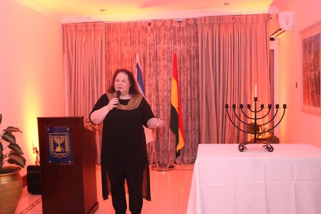 Shlomit Sufa, the Israeli ambassador to Ghana, at an event in Accra. Credit: Israel in Ghana.