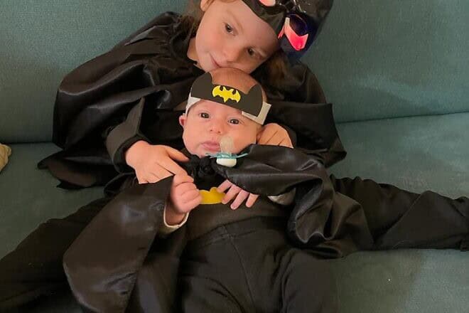 Ariel Bibas holds his baby brother Kfir. Credit: The Hostage and Missing Families Forum.