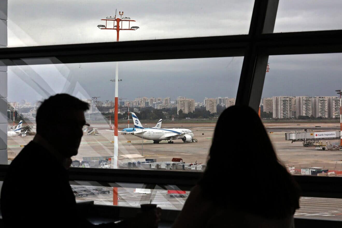 A view of a Boeing 787-8 Dreamliner aircraft, part of El Al Airlines fleet at Ben-Gurion International Airport in Lod, east of Tel Aviv, on Dec. 21, 2021. Photo by Gil Cohen-Magen/AFP via Getty Images.