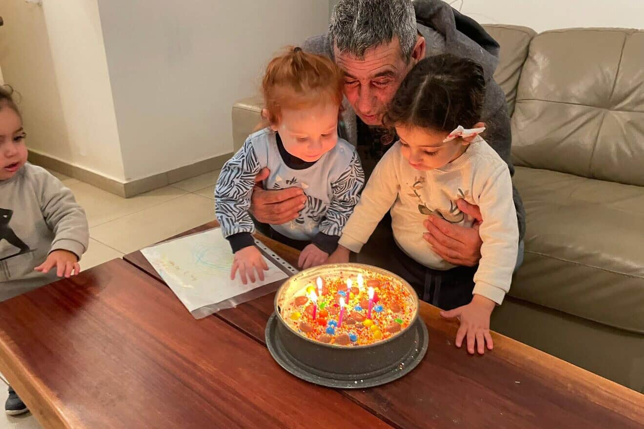 Eli Bibas and his grandson Ariel (left). Credit: The Hostage and Missing Families Forum.
