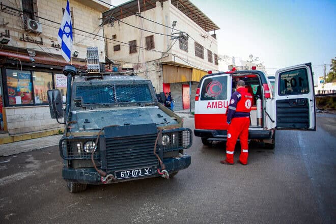Israeli soldiers during a counterterrorism raid in the Samaria city of Jenin, Dec. 12, 2023. Photo by Nasser Ishtayeh/Flash90.