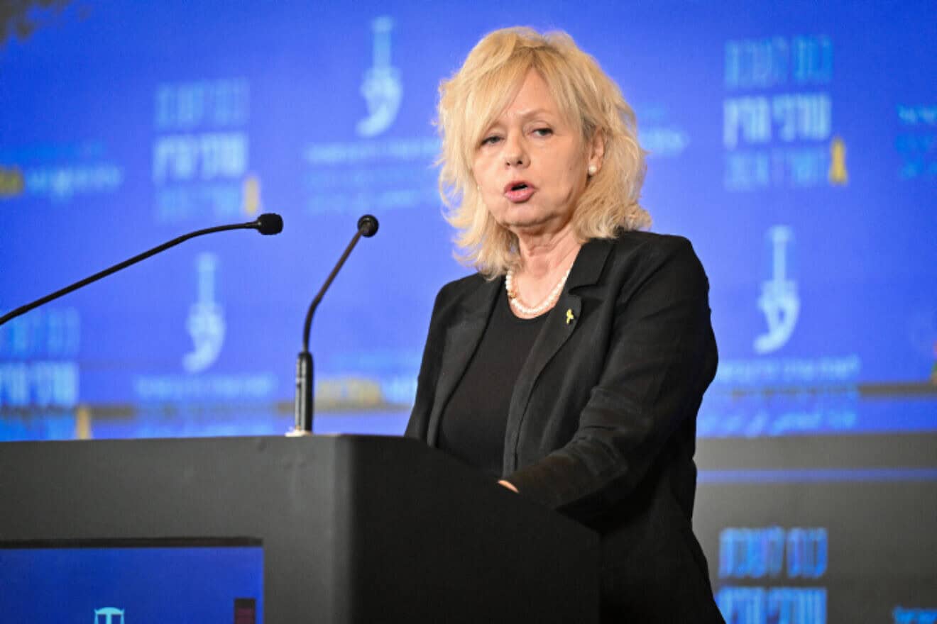 Israeli Attorney General Gali Baharav Miara speaks at the Israel Bar Association annual conference in Eilat, May 27, 2024. Credit: Flash90.