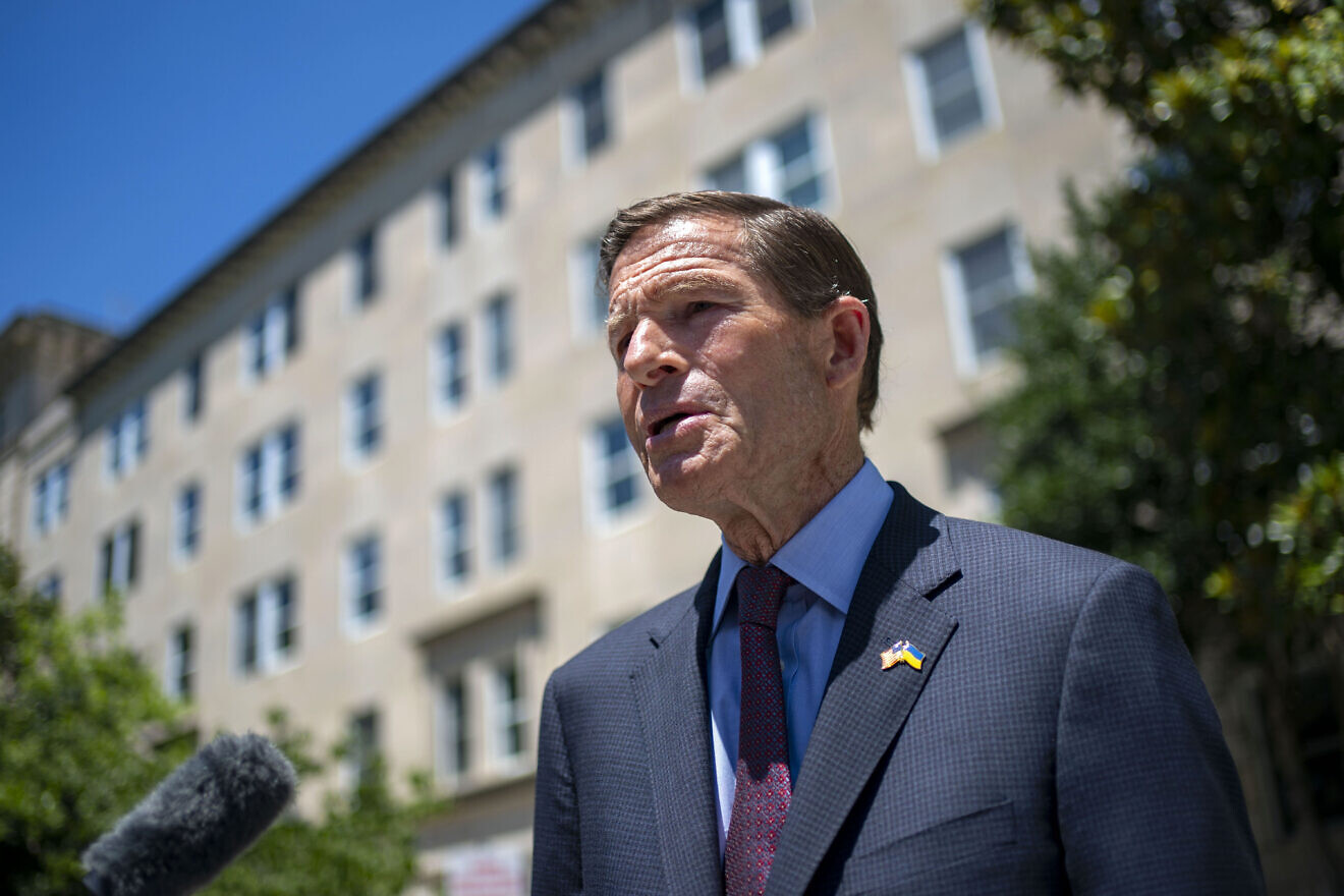 Sen. Richard Blumenthal (D-Conn.) on July 11, 2024 in Washington, D.C. Photo by Bonnie Cash/Getty Images.