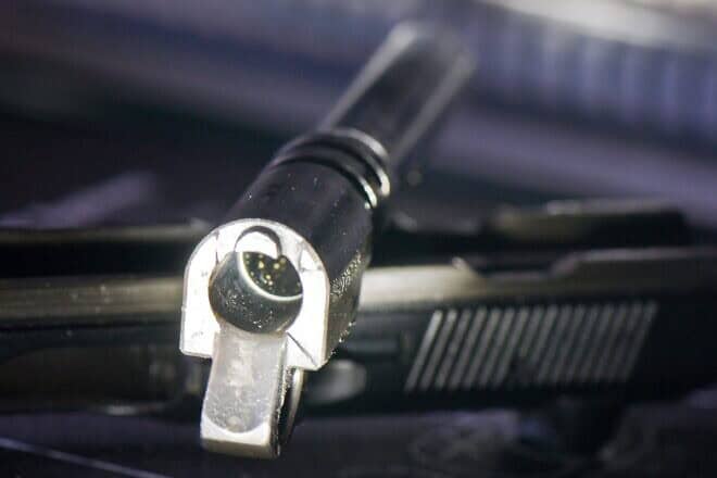 Gun barrel component, chamber. Credit: ArtBrom via Wikimedia Commons.
