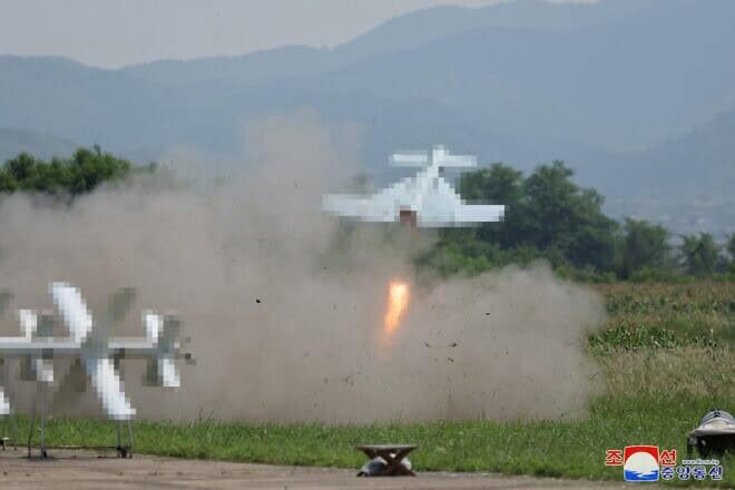 Image of a "suicide drone" developed by North Korea. Credit: DPRK.