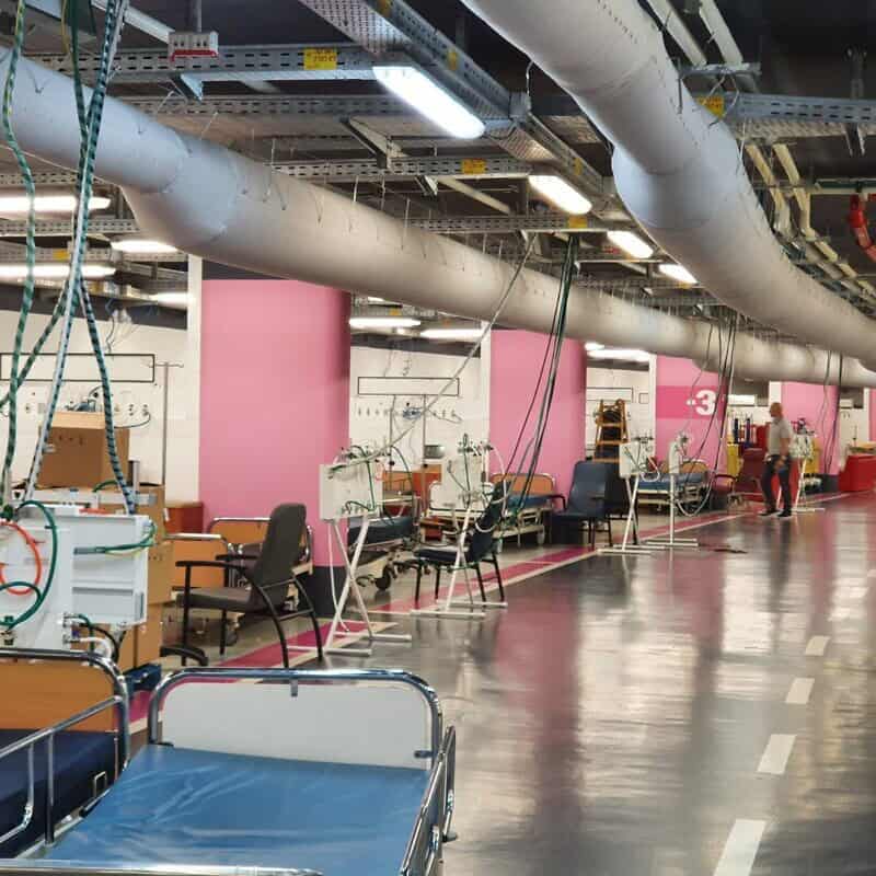 The Sammy Ofer Fortified Underground Emergency Hospital in Haifa. Credit: Courtesy of Rambam Health Care Campus.