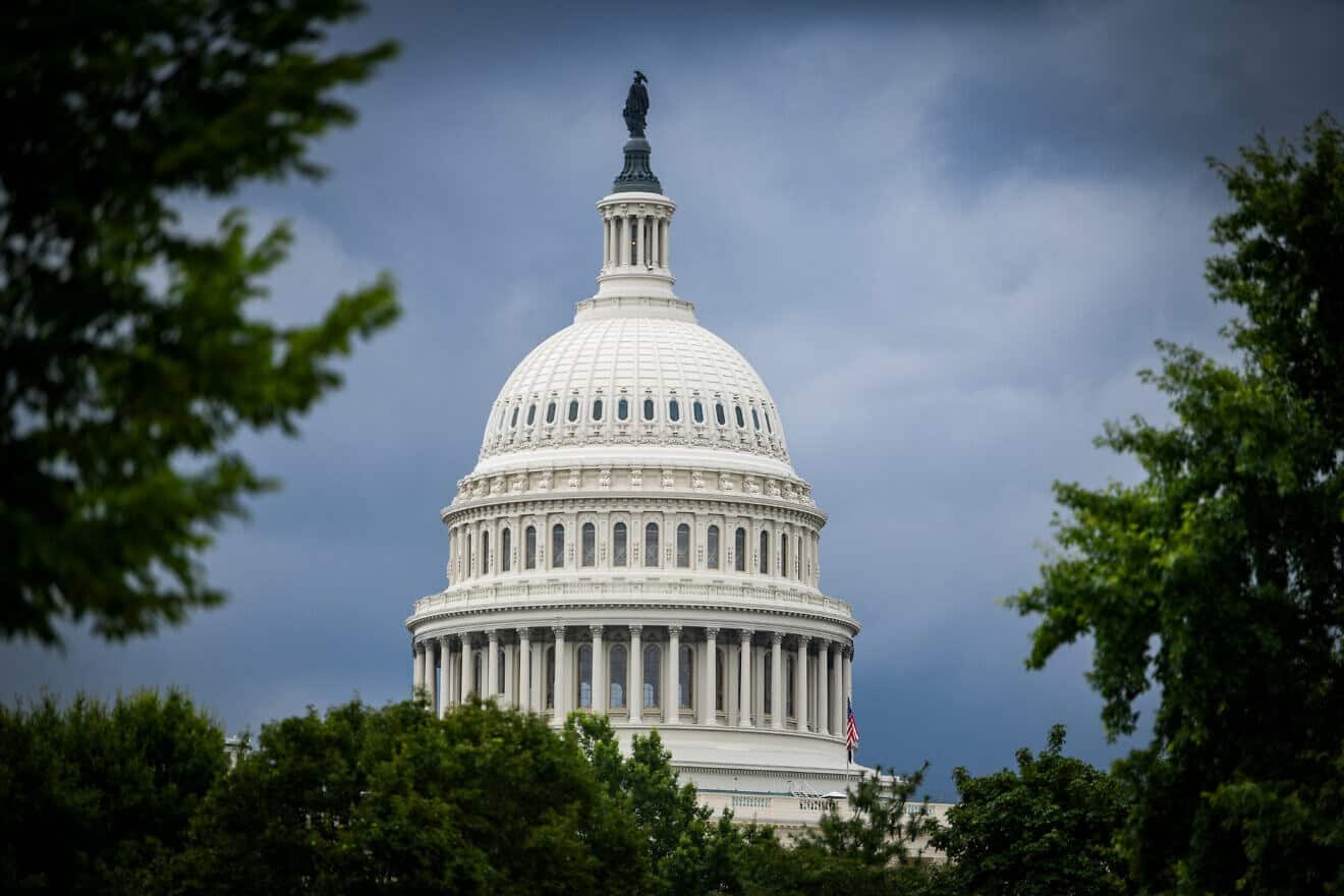 A view of the U.S. Capitol in Washington, D.C. Photo by Arie Leib Abrams/Flash90.