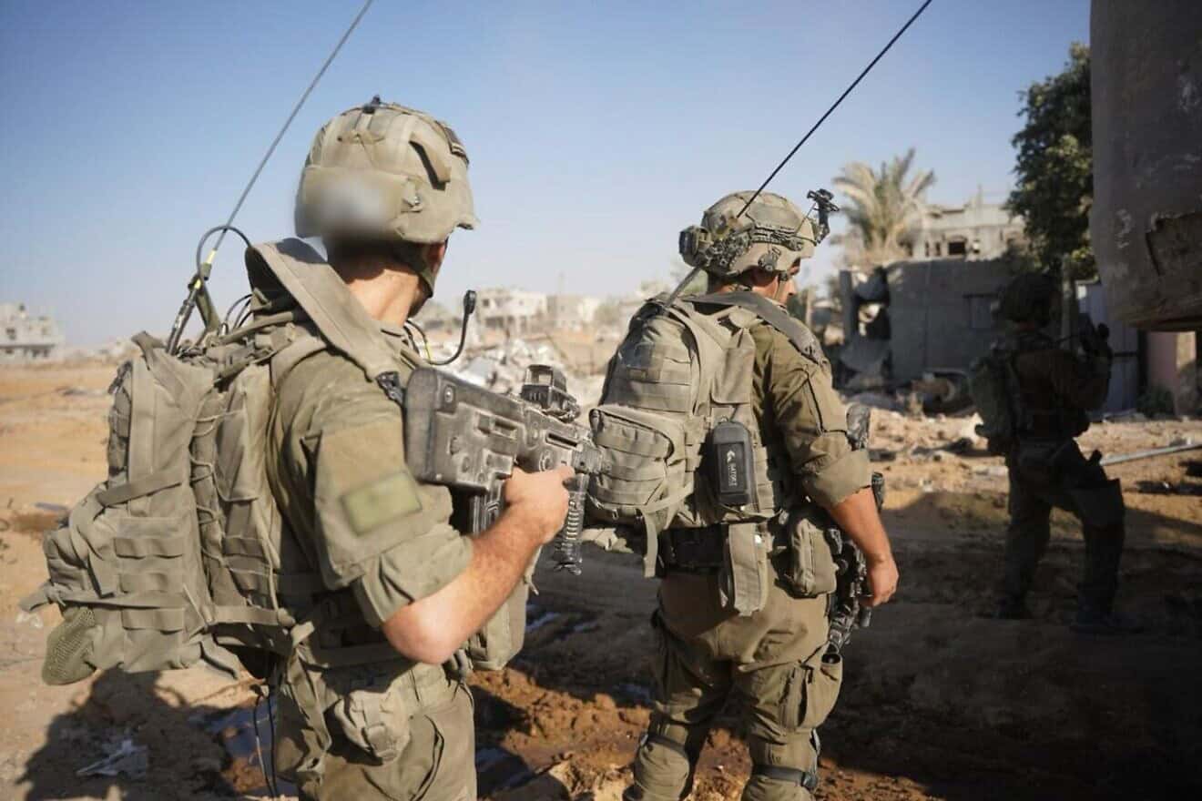 Israeli troops during operational activity in the Gaza Strip, August 2024. Credit: IDF.