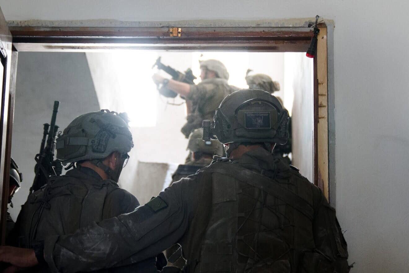 Israeli troops during operational activity in the Gaza Strip, August 2024. Credit: IDF.