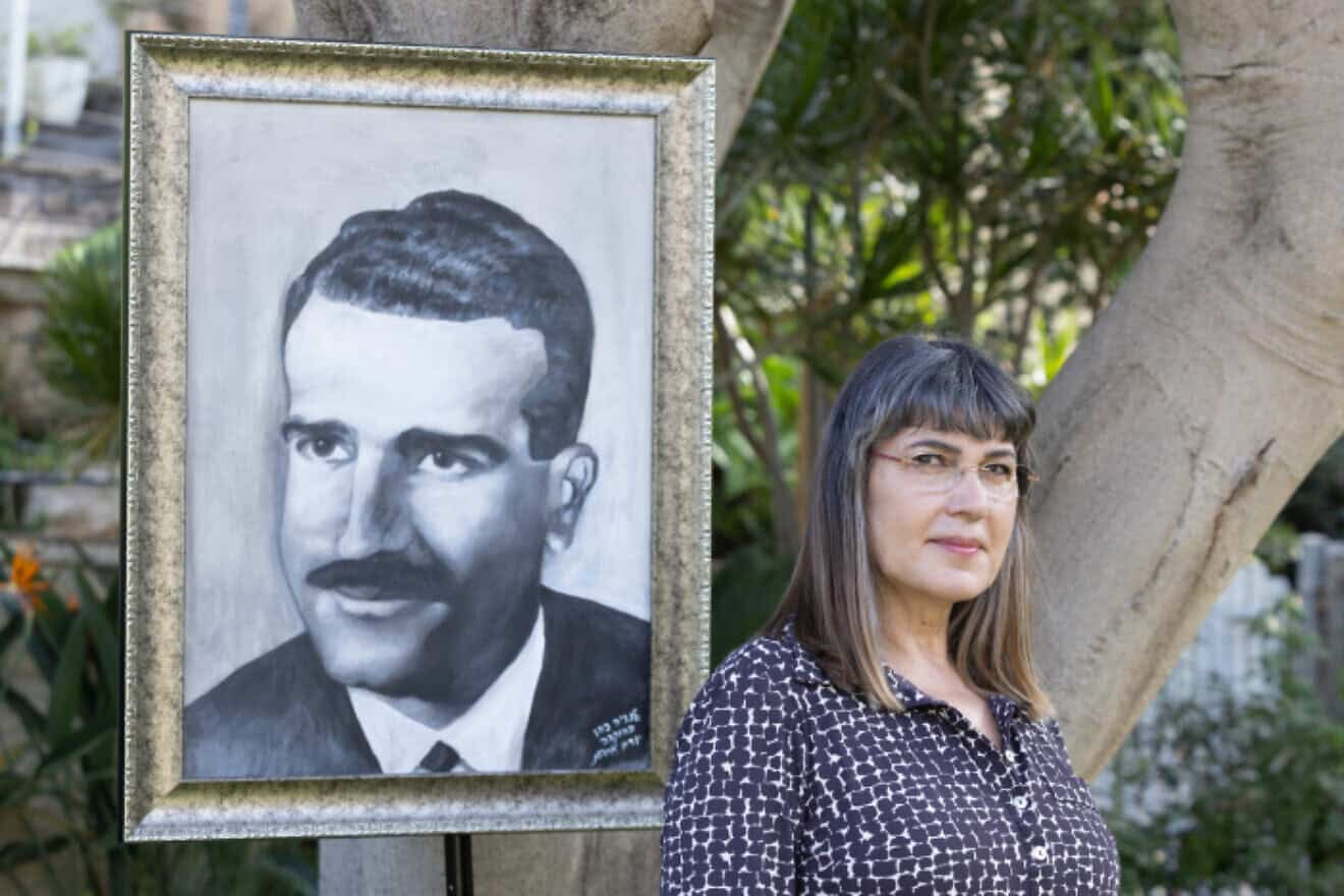 Portrait of Sophie Ben Dor, the daughter of legendary Israeli spy Eli Cohen. Augץ 18, 2023. Photo by Yossi Aloni/Flash90.