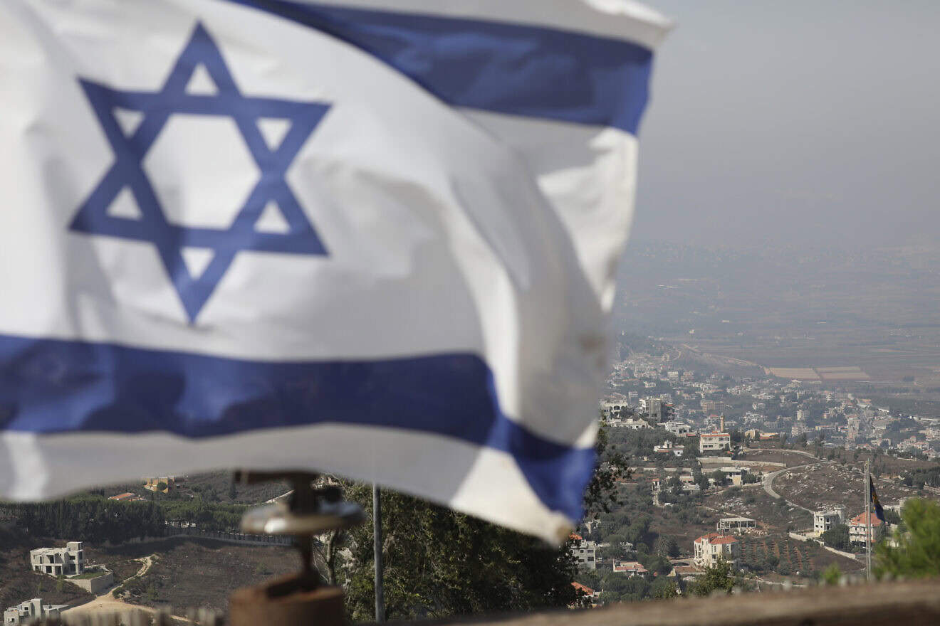 A view of the border fence with Lebanon as seen from Kibbutz Misgav Am in northern Israel, Aug. 27, 2019. Photo by David Cohen/Flash90.