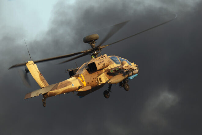 AH-64 Apache Helicopter, July 6, 2021. Photo by Ofer Zidon/Flash90.