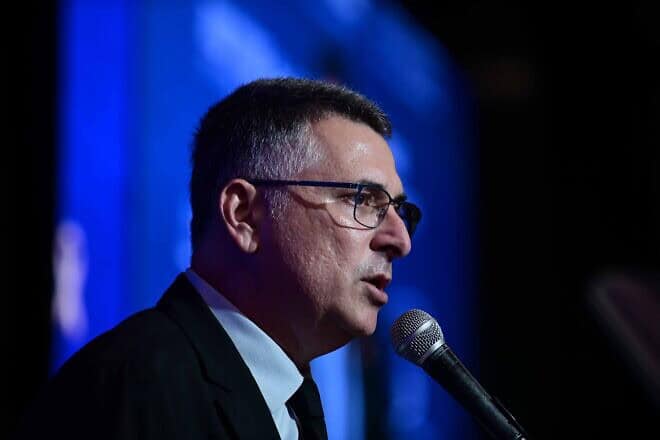 New Hope Party chief Gideon Sa'ar at a conference of the Israel Bar Association in Tel Aviv, Sept. 3, 2024. Photo by Tomer Neuberg/Flash90.