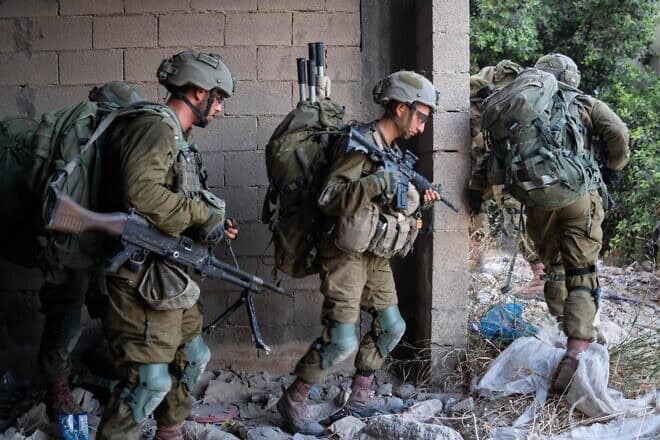 Israeli troops during counter-terror activities in the Jenin and Tulkarem areas in northern Samaria, August 2024. Credit: IDF.