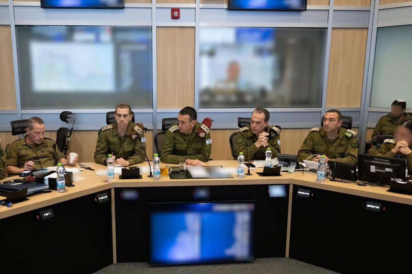 Israel Defense Forces Chief of Staff Lt. Gen. Herzi Halevi leads a situational assessment, Sept. 17, 2024. Credit: IDF.