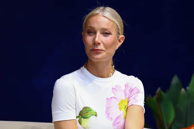 Academy Award-winning actress Gwyneth Paltrow attends the "Encore! Embracing the new entertainment era" session during the Cannes Lions International Festival Of Creativity 2024 - Day Two at Amazon Port Plaza Stage on June 18, 2024 in Cannes, France. Photo by Marc Piasecki/Getty Images.