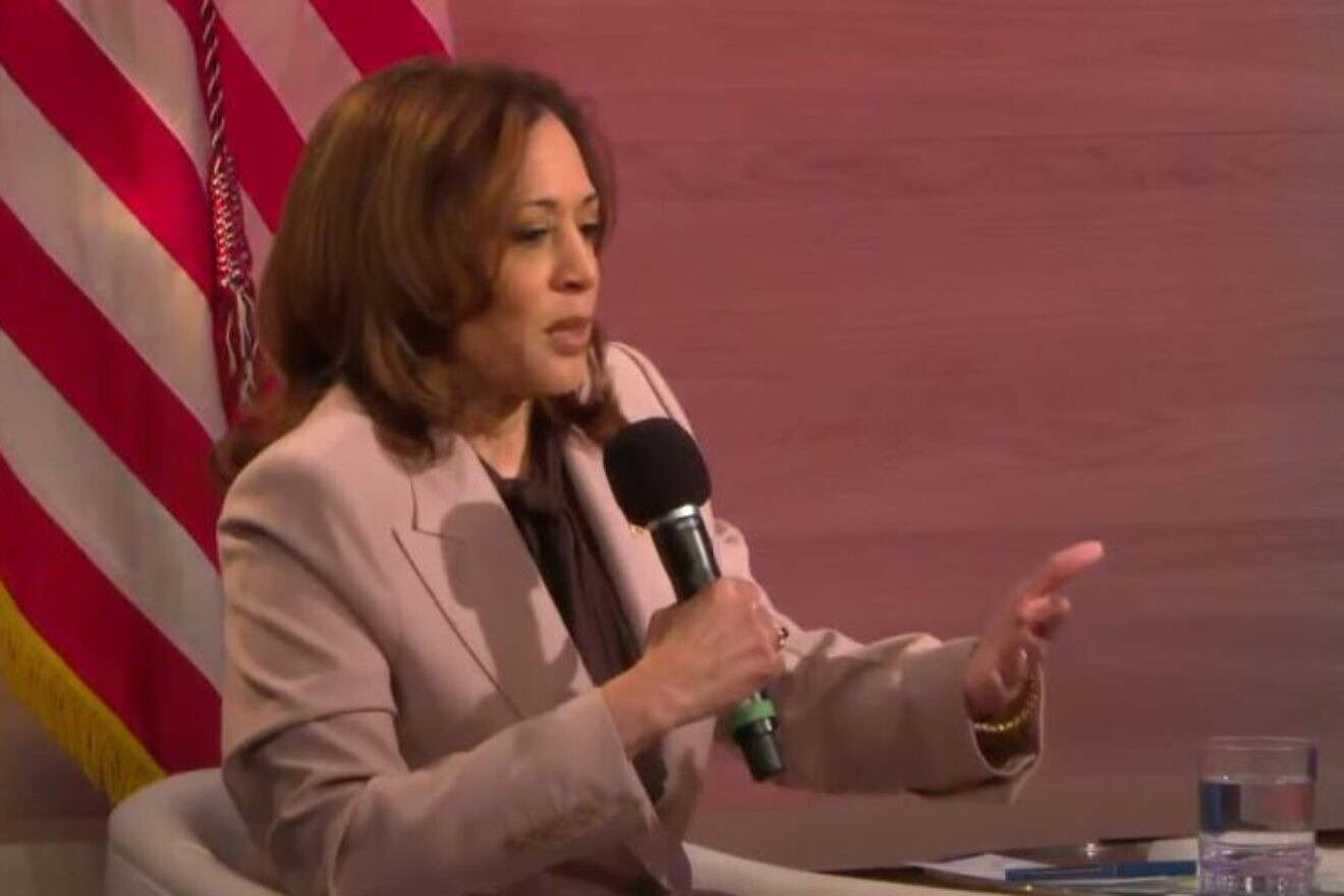 U.S. Vice President Kamala Harris speaks with National Association of Black Journalists on Sept. 18, 2024. Source: YouTube.