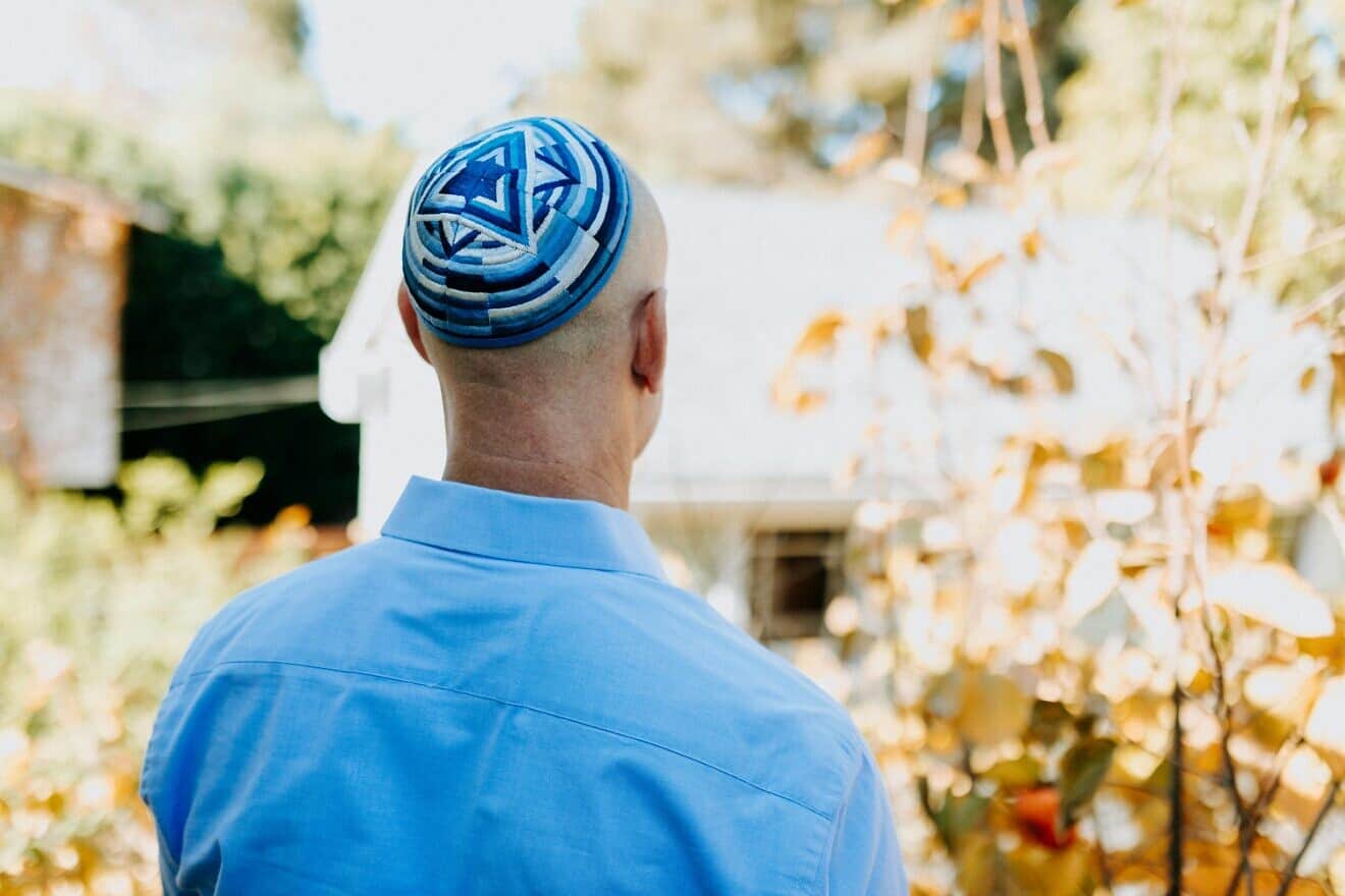 Man wearing a kippah. Credit: RDNE Stock Project/Pexels.