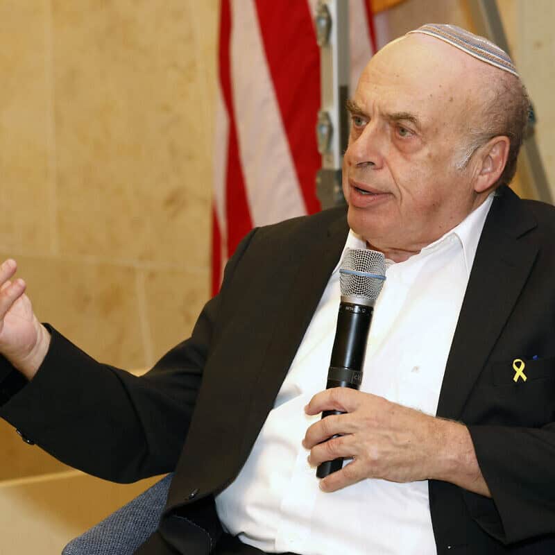 Natan Sharansky speaks at The Rabbi Sacks Legacy event in Manhattan, Sept. 4, 2024. Credit: Creative Image/The Rabbi Sacks Legacy.