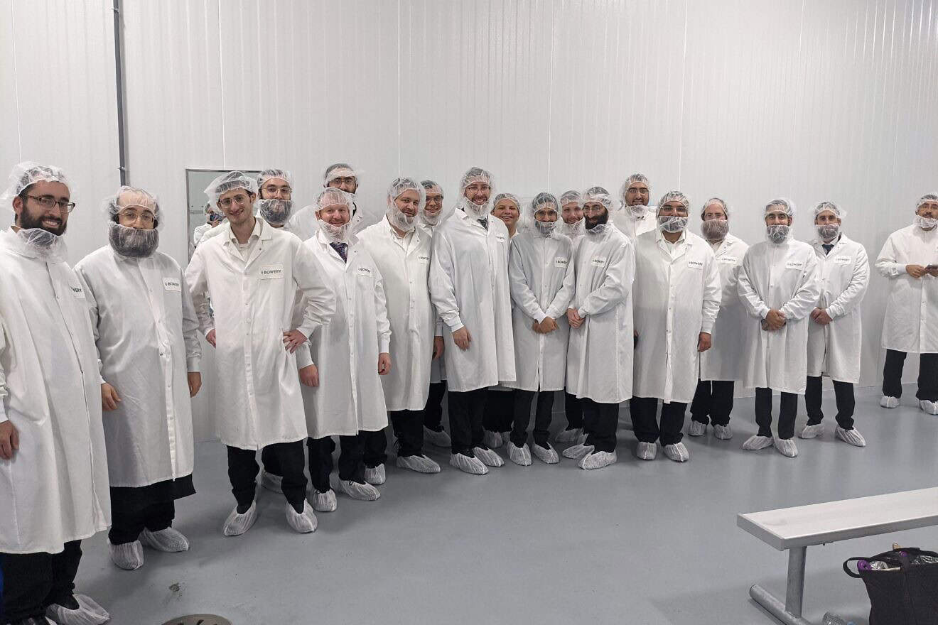 ASK OU Summer interns suited up for a food-plant visitation. Credit: Courtesy.