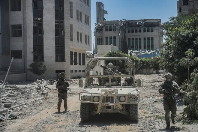 Israeli soldiers operating in Gaza City on July 28, 2024. Photo by Erik Marmor/Flash90.