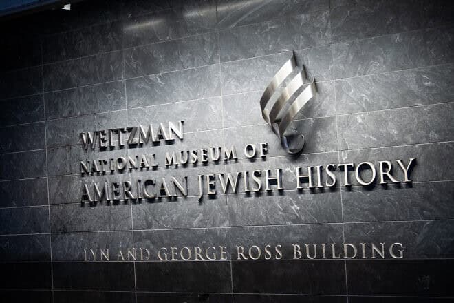 The Weitzman National Museum of American Jewish History in Philadelphia. Photo by Jordan Cassway.