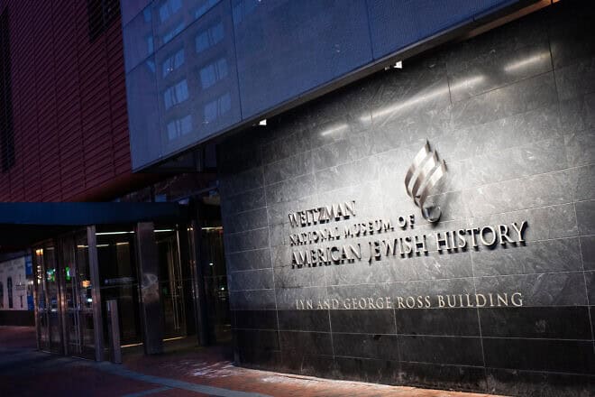 The Weitzman National Museum of American Jewish History in Philadelphia. Photo by Jordan Cassway.
