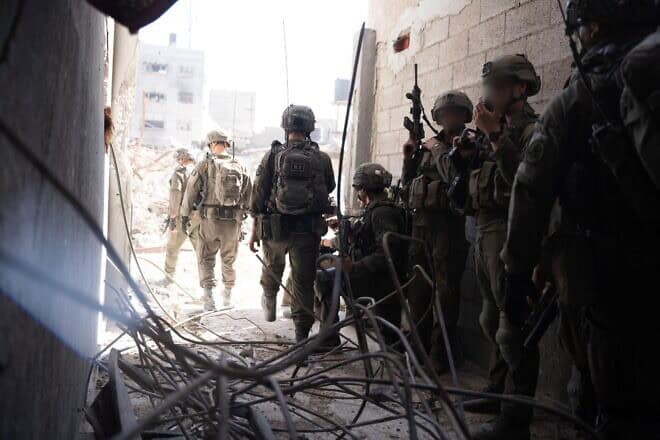 Israeli troops during operational activity in the Gaza Strip, October 2024. Credit: IDF.