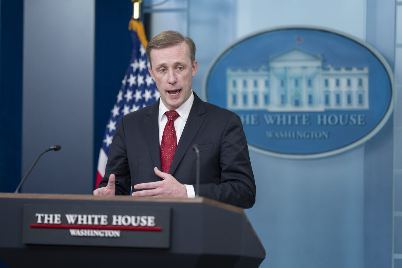 U.S. National Security Advisor Jake Sullivan speaks during a press briefing at the White House on Oct. 1, 2024. Credit: Oliver Contreras/White House.