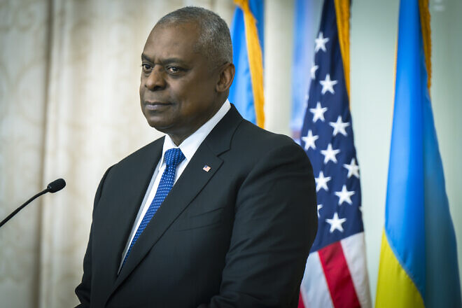 U.S. Defense Secretary Lloyd Austin delivers remarks at the Diplomatic Academy of Ukraine at the Ministry of Foreign Affairs in Kyiv, Oct. 21, 2024. Photo by Chad J. McNeeley/U.S. Department of Defense.