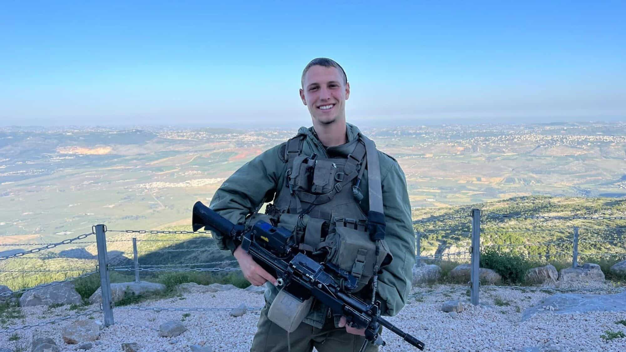 Sgt. Binyamin Meir Airley. Credit: Courtesy of Jennifer Averbuch Airley.
