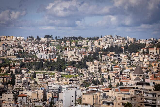 A view of Nazareth, March 25, 2024. Photo by Nati Shohat/Flash90.