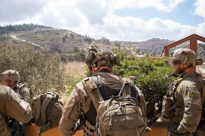 IDF troops conducting ground operations against Hezbollah terror targets in Southern Lebanon, Oct. 5, 2024. Credit: Israel Defense Forces.