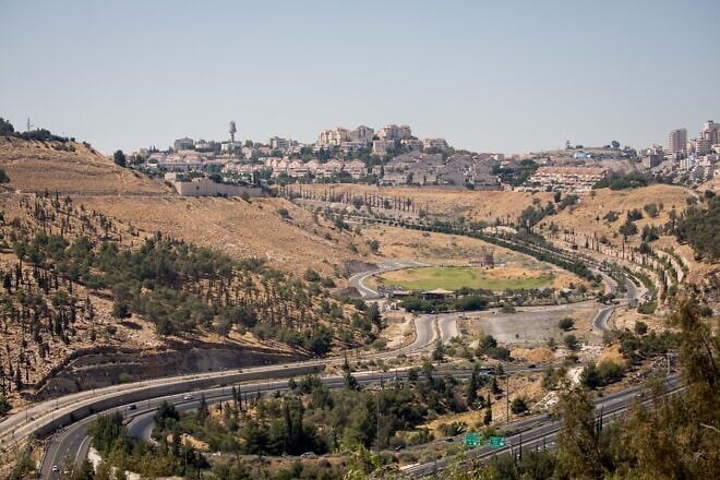 A view of neighborhoods in Ma’ale Adumim, near Jerusalem, on June 28, 2020. Photo by Yonatan Sindel/Flash90.