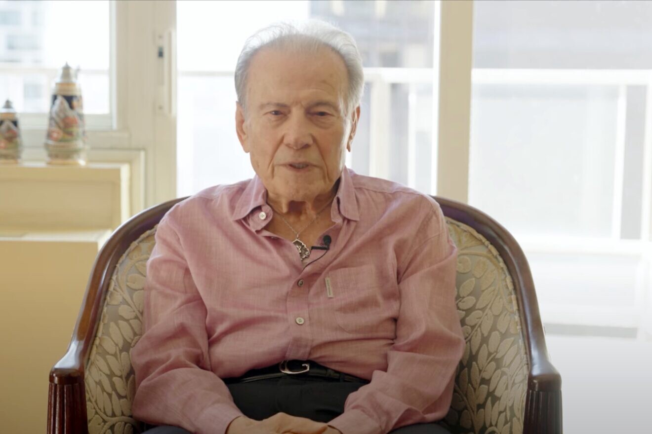 Holocaust survivor Jerry Wartski, 94, appears in an advertisement for the Trump campaign, Oct. 25, 2024. Source: YouTube/Donald Trump.