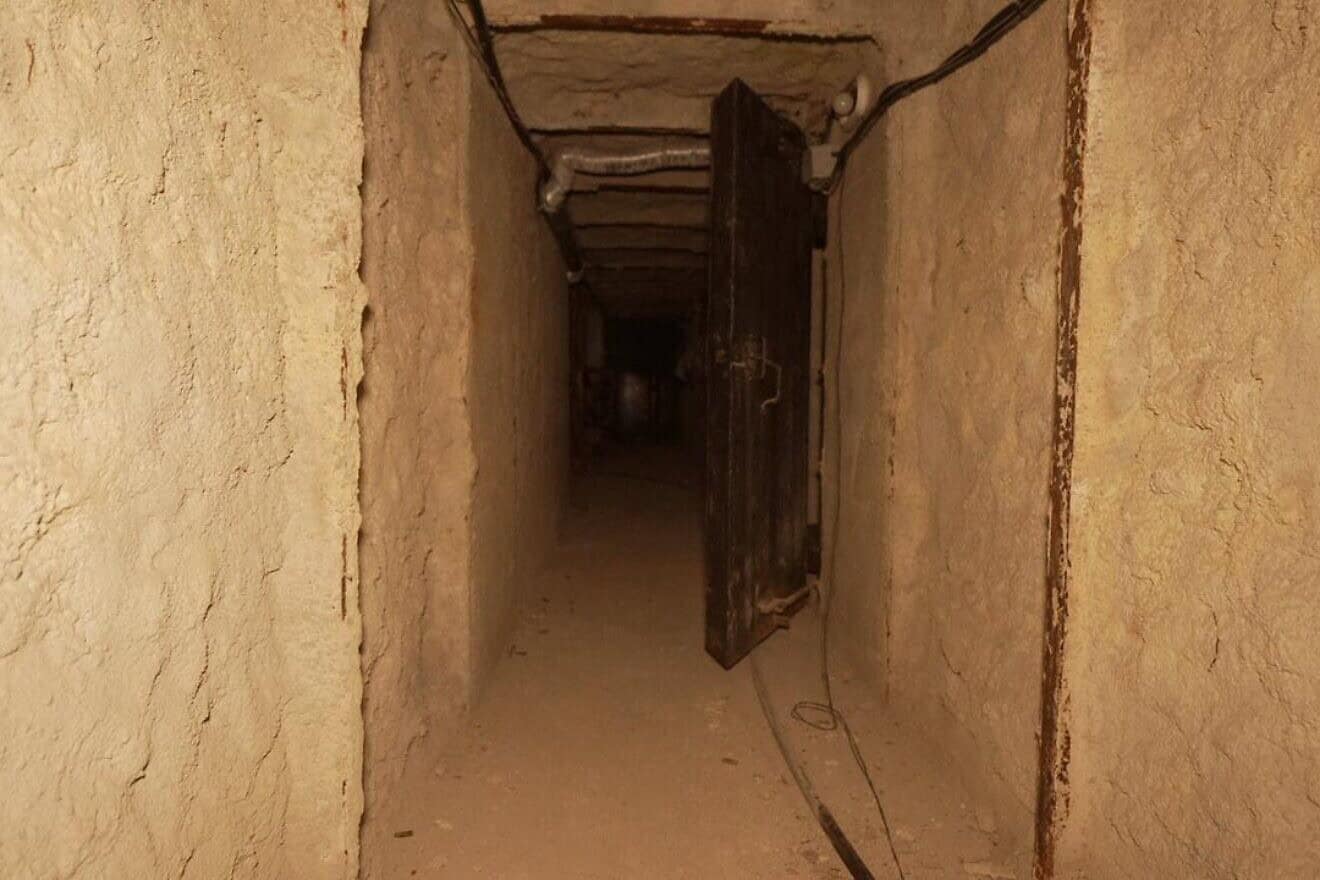 A Hezbollah tunnel shaft. Credit: IDF.